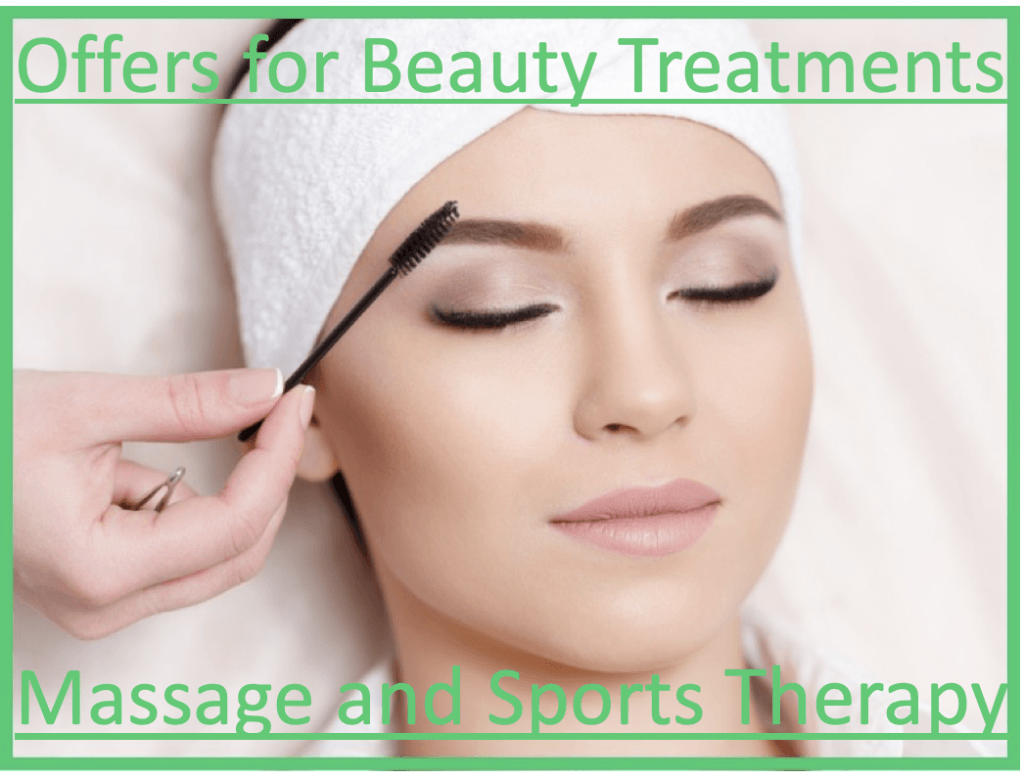 Special Offers with our Beauty and Massage Associates