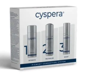 Cyspera Intensive cream system for treating Melsam and pigmentation