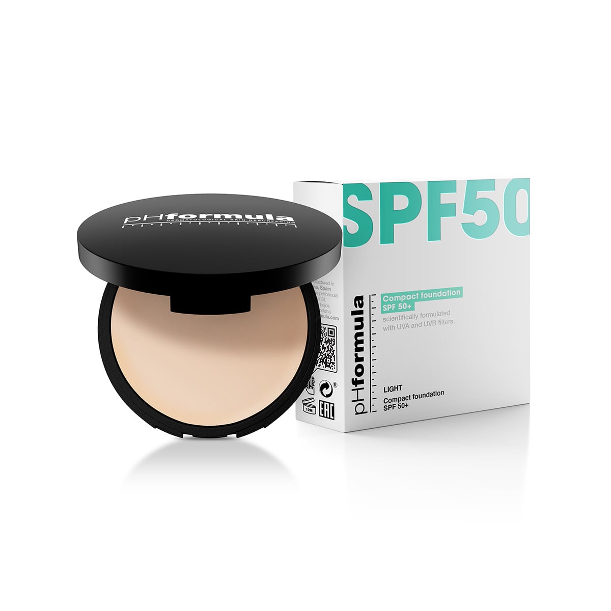 pH formula Compact foundation SPF 50+ (light, medium, medium+)